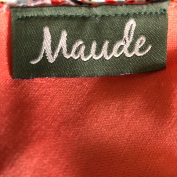 Maude sleeveless summer dress V back size medium - Picture 8 of 10